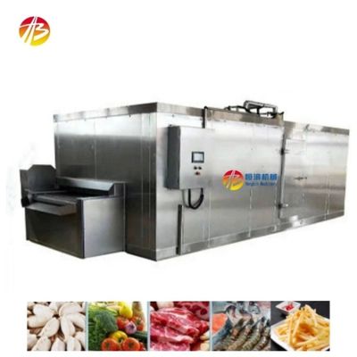 13800*3200*2500mm Tunnel Freezer for Continuous Freezing of IQF Mixed Vegetables