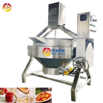 200kg per Batch Jacket Cooking Kettle for Large Capacity Candy Processing Machine