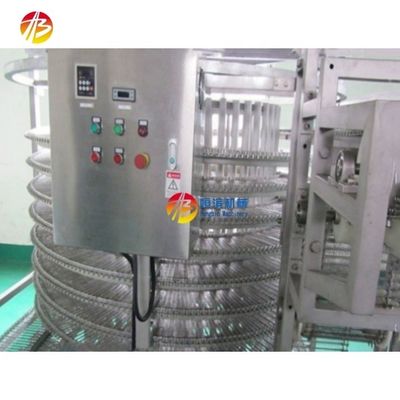 Seafood Freezing Tunnel Machine Hengbin IQF Tunnel Quick Freezer Width of Belt 2000mm