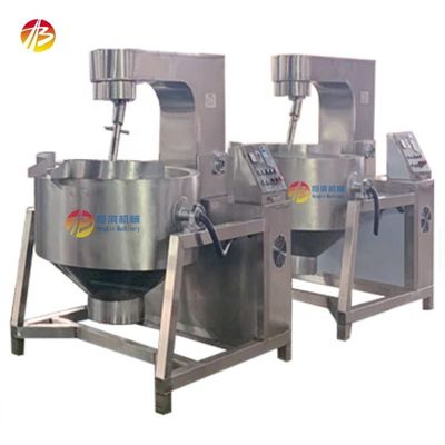 304 Stainless Steel Industrial Chilli Sauce Cooking Kettle with Customizable Agitator