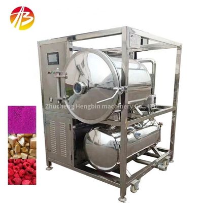 Vacuum Freeze Drying Equipment for Fruit and Vegetable Meat Pre-frozen at -18C -60 C
