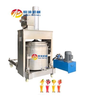 Industrial Hydraulic Juicer Machine for Separation of Slurry and Slag 500kg/h Capacit