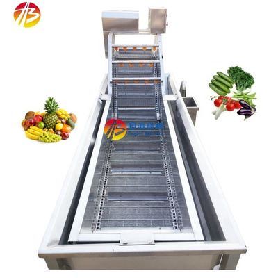Industrial Food Vegetable Washing Machine with 600 KG Capacity and Air Bubble System
