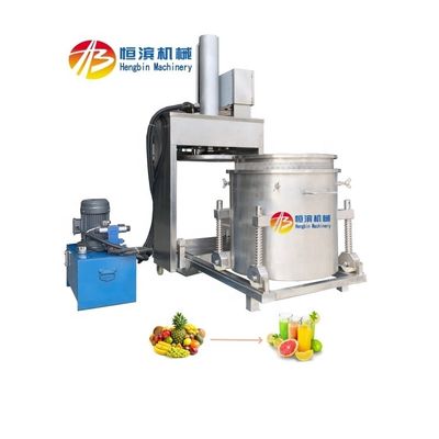 Food Beverage Shops 300L Commercial Hydraulic Stainless Steel Grape Wine Fruit Juice Press Machine