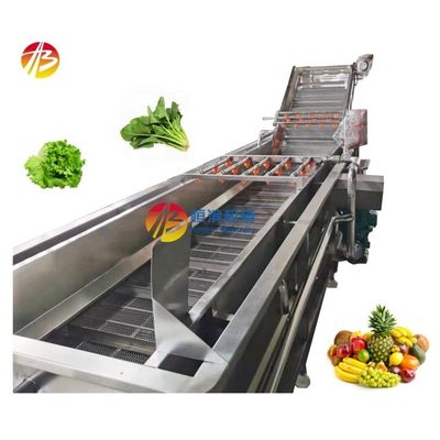 Industrial Fruit Seafood Cleaning Machine with Advanced Bubble Washing Technology