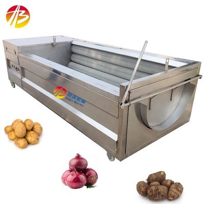 Commercial Onion Cassava Turmeric Radish Taro Potato Washing and Peeling Machine for Busy