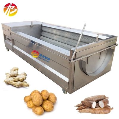 Easy Operate Peeling and Washing Equipment for Taro Potato Ginger Carrot Yam Cassava